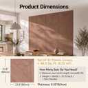 TONOR 12 Pack Acoustic Panels Peel and Stick, 23.6''x23.6''-46.5 sq.ft., 12 PCS