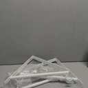 Heavy Duty Closet Shelf and Rod Brackets (White, 3 Pack)