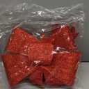 Set of 3 Red Bows Pre-Lit Christmas Bow Decoration Big LED Christmas Bows for Holiday Indoor Outdoor Home Decor w/ 30 Lights, Outdoor Battery Box,Timer, 8 Modes