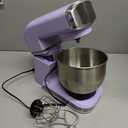 Stand Mixer, Kitchen in the box 3.2Qt Small Electric Food Mixer,6 Speeds Portable Lightweight Kitchen Mixer for Daily Use with Egg Whisk,Dough Hook,Flat Beater (Purple)