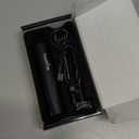 MF05 Rechargeable Milk Frother USB Charging Handheld Foam Maker with Stainless Balloon Whisk for Cappuccino, Latte, Bulletproof Coffee, Keto Diet, Protein Powder, Matcha (Black)