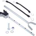 Adjustable Boat Transom Saver, Transom Support from 23 to 35 Inches Boat Motor Transom Support with Composite Head for Outboard Motor