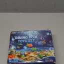 JoyX 35-Piece Diving Pool Toys Set for Kids Ages 4–12 – Includes LED Light Cubes, Goggles, Rings, Gems & Toypedo Bandits – Swim & Dive Training Set with Storage Bag for Pool Fun