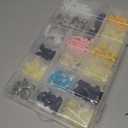 OAUTOO 165pcs Door Lock Rod Clips Assortment for GM Ford Chrysler Toyota Mazda