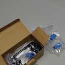 Iwillink 10Gbps Ethernet Wall Plate CAT6A, 2-Port Keystone Wall Plate and Jack Outlet, RJ45 Wall Plates with Single Gang Low Voltage Mounting Bracket - 2 Pack