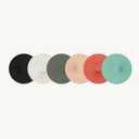 SIAMESE Colorful Adhesive Hooks, 4 Pcs Decorative Wall Hooks, Damage Free Cute Sticky Hook for Home, Office, Bathroom, Decorative Hook for Shower, Keys, Hats, Bags (Elegant Almond)