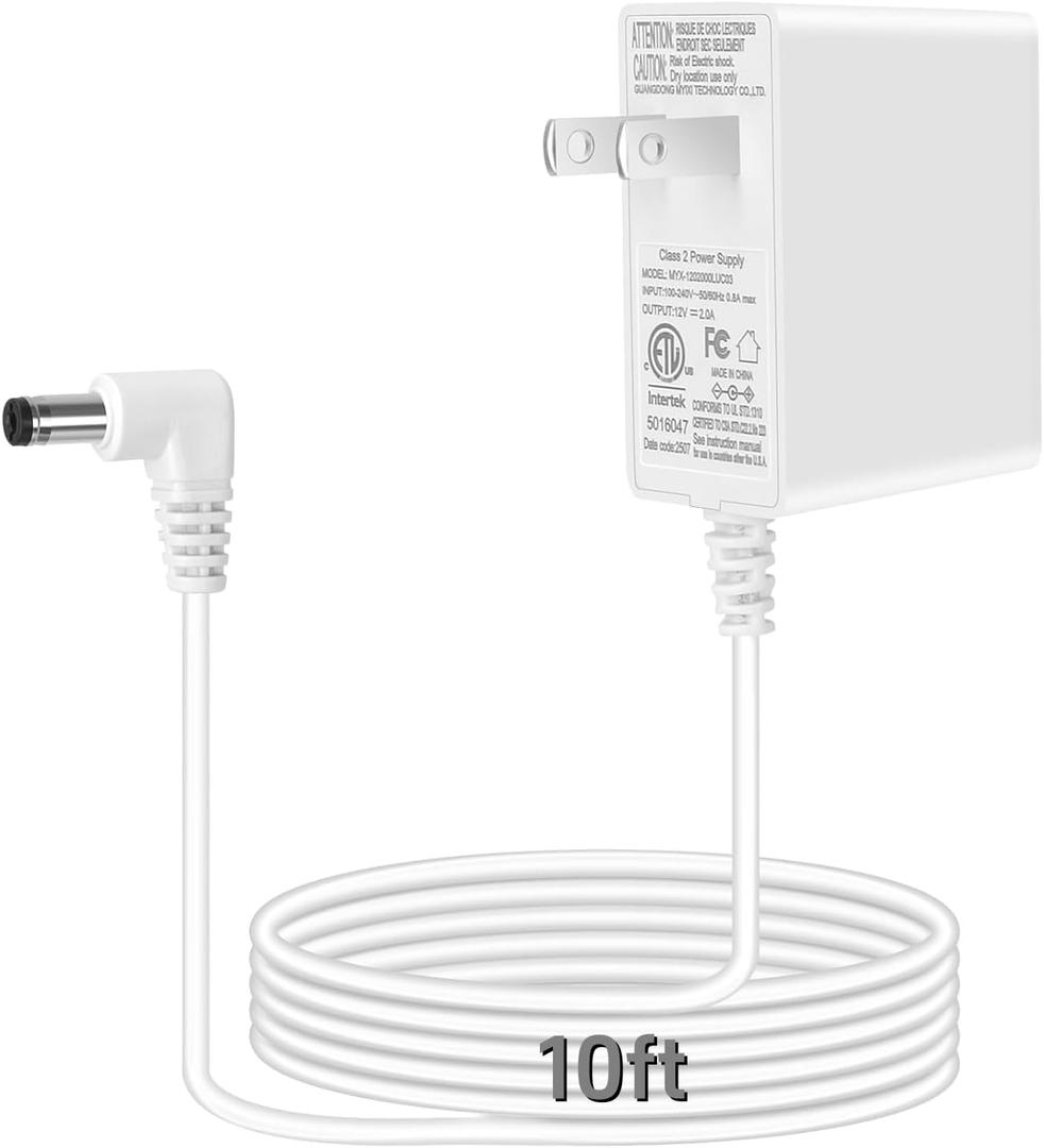 Getop 10ft Charger for Spectra Pump S1, S2, Plus, S3 Pro, SG Synergy Gold, SPS100, SPS200