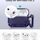 ESR for AirPods Pro 3 Case (2025), Magnetic Lid, Cyber Tough Series, Purple
