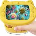 1000X Handheld Digital Microscope for Kids : Wonderquest Microscope with 2.0" IPS Screen, STEM Toys for Ages 3-6 8-13 Girls Boys Child, Portable Edu Gift Age 4-6 8-12 Children Students (Yellow)