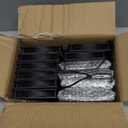 12 Pack 120 mm Computer Case Fans 3000 RPM High Performance Cooling 3 Pin 12v Double Ball Bearings Black Low Noise Long Lifespan Computer Cooling Fan for PC Cases, CPU Coolers, Radiators