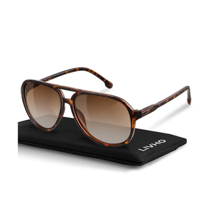 livho Trendy Polarized Aviator Sunglasses Women Men, Retro Sun Glasses for Women Men 2025, Oversized UV Protection Shades