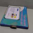 Small Weekly Calendar Dry Erase Whiteboard for Wall, 16" x 12" Magnetic Dry Erase Board, Hanging Double-Sided White Board, Portable Board for List, Kitchen, Planning, Memo, Home, Office (Red)