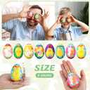 Sotiff 48 Pcs Easter Eggs Stress Balls Squeeze Easter Eggs Toy Bulk Slow Rising Stress Relief Fidget Toy for Easters Egg Hunt Basket Stuffers Fillers Party Favor Gifts(Lovely)