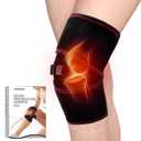 Heated Knee Brace Heating Pad for Arthritis Pain Relief,3 Adjustable Temperature Thermal Therapy Heated knee pad with USB Adapter