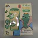 iPlay, iLearn Kid Dinosaur Sticker Stamp Set - 400+ Stickers 18-Page Activity Book, Toddler Creative Mess-Free Art Craft Educational Travel Toy, Birthday Easter Basket Gifts 3 4 5 6 Year Old Girl Boy