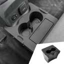 Trash Can Compatible with 2022-2025 Ford Maverick Multi-Function Trash Bin with Cup Holder Trash Bin Extra Rear Storage Box 2024 Maverick Accessories (Trash Can Upgraded)