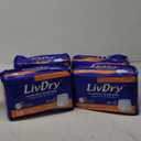 LivDry Adult Incontinence Underwear, Extra Absorbency Adult Diapers, Leak Protection, Large, 72-Pack
