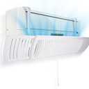 Air Conditioner Deflector,Adjustable Retractable Blinds Suitable for Mini split AC/Heating System,Enhance Cooling and Heating Circulation,Compatible for DaikinCarrierGreesenvilleCOSTWA