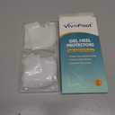 VivoFoot Gel Heel Protectors,Heel Pain and Cracked Heels Relief for Men and Women (2 Pairs)