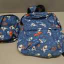 CAMTOP Backpack for Kids, Boys Preschool Backpack with Lunch Box Toddler Kindergarten Shark School Bookbag Set (Y028-2 Shark-Navy Blue)