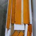 PayLessHere Wood Platform Bed Frame Full Size Solid Wood Bed Frame with Headboard Wood Slats Support No Box Spring Needed Easy Assembly,Brown