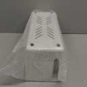 Power Strip Cover Box - Effectively Baby Proofs Power Strip with Patented Dual Lock. Convenient Side Openings for Cords & Cables. Protects Small Hands & Fingers (White)