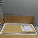 Omhuzsyo standing desk converter Stand up office desk riser on the desktop is suitable for use in laptops and single monitor work consoles, home offices, and can be adjusted in height(Log Color)