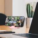 2 x evron USB C Adapter OTG,Multi Charging Cable Conversion Set USB A & Type C to Micro,USB C to Micro USB,Data Transfer,SIM Card Pin,Phone Holder (Pink)