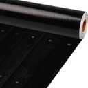 Inkspire Black Wood Bulletin Board Paper Roll,14.8FTx47IN Large Reusable Waterproof Erasable Classroom Wall Background Backdrop Paper,Fade-Resistant Fabric Wrapping School Decors Teacher Supplies