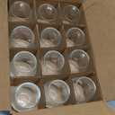 Kitchen Lux Stemless Wine Glasses Set of 12, 18oz Stemless Wine Glass & Cocktail Tumbler Set – Premium Glass Drinking Cups in Bulk– Deluxe Gift Pack Short Drinking Glasses, Dishwasher Safe