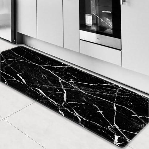 Mrcrypos Anti Fatigue Kitchen Rugs and Mats, Non-Skid Comfort Cushion Mat, Waterproof Kitchen Rug Non Slip Kitchen Floor Mat Standing Mat for Floor Sink Office Laundry (17.3"x47")