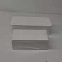Chouky Cable Organizer Box Set of Three, Power Cover Cord Holder Surge Protector for Desk (White)