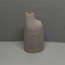 Porcelain Vase 7 x 6 x 13 Inch