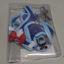 Cat Vest Harness and Leash Set for Walking Escape Proof, Adjustable Kitten Harness Breathable Mesh with Reflective Strips Harness for Kitty Puppy Bunny (Blue, S)