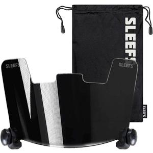 SLEEFS Football Helmet Visor - Tinted Professional Football Visor/Shield - Fits Youth & Adult Helmets - Includes Quick Visor Clips + Microfiber Travel Bag
