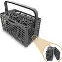 Appliance Pros AP-6-918873 Universal Dishwasher Utensil Basket (9.25" x 3.4" x 5.25") Dishwasher Rack, Fits Major Dishwasher Brands and Models, 2 Part