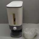 Sooyee 23 Lbs Rice Dispenser with Measuring Cup and One Drawer Food Storage Containers for Rice, Corn,Soybean & Oatmeal,Airtight, Moisture Proof