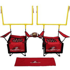 QB54 - The Ultimate Football Yard Game Set, Outdoor Football Toss for Tailgating, Backyard, Beach, Park, Tournaments, Sports Training, Score Touchdowns, Kick Field Goals