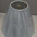 Aspen Creative 32267 Transitional Hardback Empire Shaped Spider Construction Lamp Shade in Light Blue, 16" wide (6" x 16" x 12")