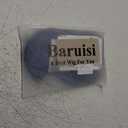 Baruisi Blue Wigs for Women Long Curly Wavy Synthetic Hair Wig Natural Middle Parting Heat Resistant Costume Cosplay Use