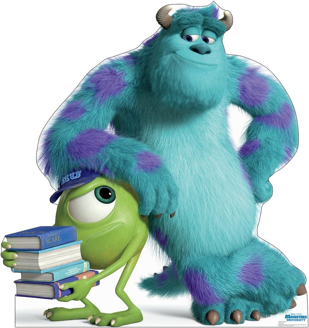 Cardboard People Mike & Sulley Life Size Cardboard Cutout Standup - Disney Pixar's Monsters University, One Size