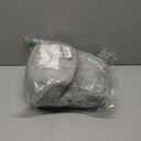 Electric Heated Foot Warmers for Men Women Fuzzy Thick Plush Foot Heater Winter USB Rechargeable Thermal Heating Ankle Feet Warmer Boots Shoes (Grey)