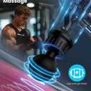 AYURA Massage Gun Deep Tissue, Muscle Massager Gun for Pain Relief, Percussion Massage Gun with 30 Speeds & 6 Heads, Portable Handheld Back Massage Gun for Athlets Men Women
