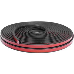 Car Door Seal Strip, 39.3 Feet Long Self Adhesive Auto Rubber Door Weather Stripping Draft Seal Strip with Double Hole, Auto Weather Stripping Edge Protector for Car Window and Door, Engine Cover