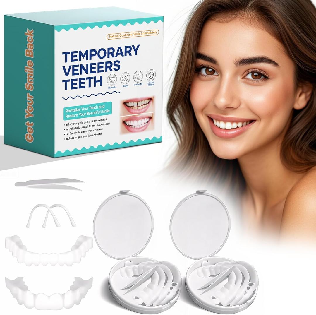 Veneers Teeth for Women and Men, Tooth Replacement Kit, Nature and Comfortable