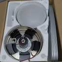 JSAITEE Ceiling Fans with Lights, 42 Inch Low Profile Ceiling Fan with Light and Remote/App Control, Flush Mount, Reversible, 3CCT, Dimmable, Noiseless, Nickel Ceiling Fan for Indoor/Outdoor Use