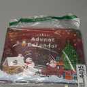 Craft Advent Calendar 2025-24 Days Christmas Countdown Calendar Wooden Art Crafts Painting Kit - DIY Wooden Magnets Christmas Ornament Kit - Christmas Party Favor Gifts for Adults