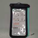 Hiearcool Waterproof Phone Pouch, IPX8 Waterproof Phone Case for iPhone 17/16/15/14 Pro Max, Cell Phone Dry Bag for Beach & Cruise Essentials, Touch Screen, Lanyard Included, 2 Pack (Fits Up to 8.9) (1 Black & 1 Green)