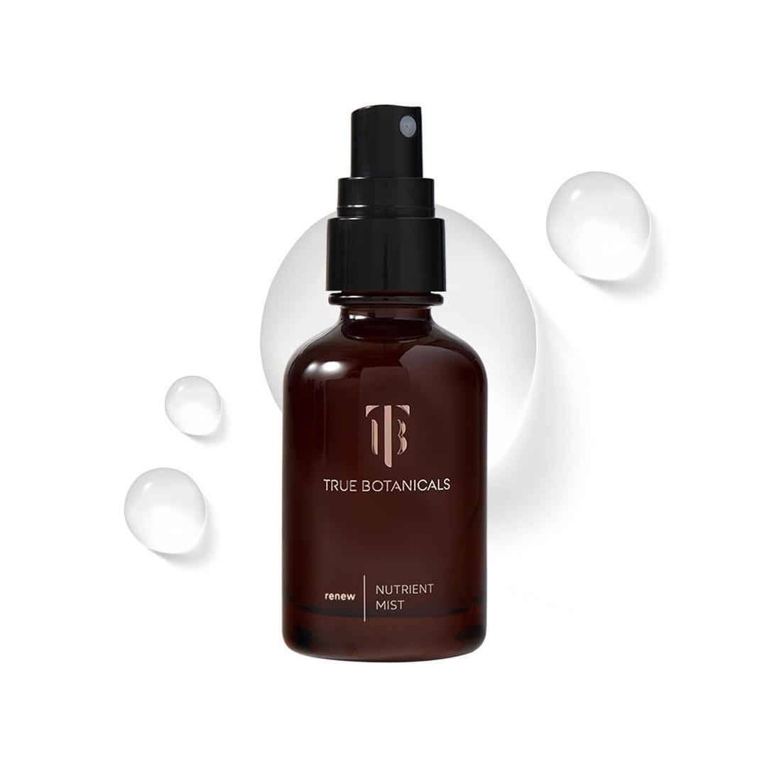 True Botanicals Renew Nutrient Mist | Deeply Hydrates & Refreshes On the Go |Dermatologist Tested, Non-Toxic, Hypoallergenic, Vegan, MADESAFE Certfied | (1.7 oz | 50 ml)