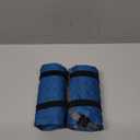 ATEPA Inflatable Stadium Seat Cushion, Self-Inflating Memory Foam Stadium Seats Bleacher Seat Chair Cushion Pad for Airplane Travel Backpacking Sports Events (2 Pack Blue)